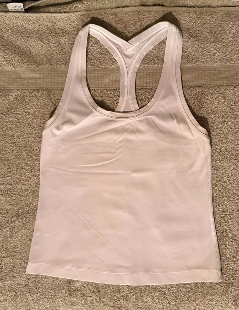Lululemon Athletica Light Gray Racerback Tank Top